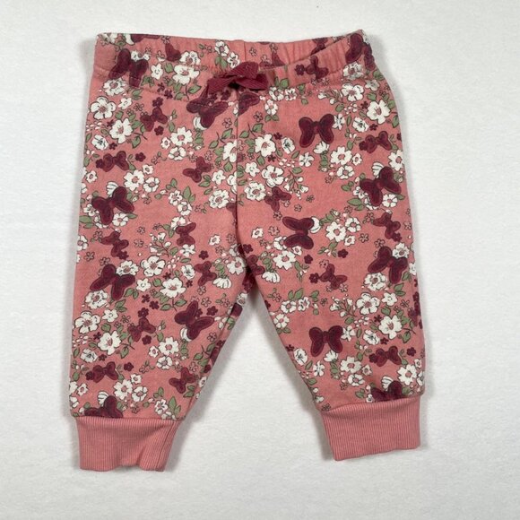 Disney Baby Minnie Mouse 2-Piece Outfit 6M Long-Sleeve Bodysuit & Floral Pants - Picture 7 of 11